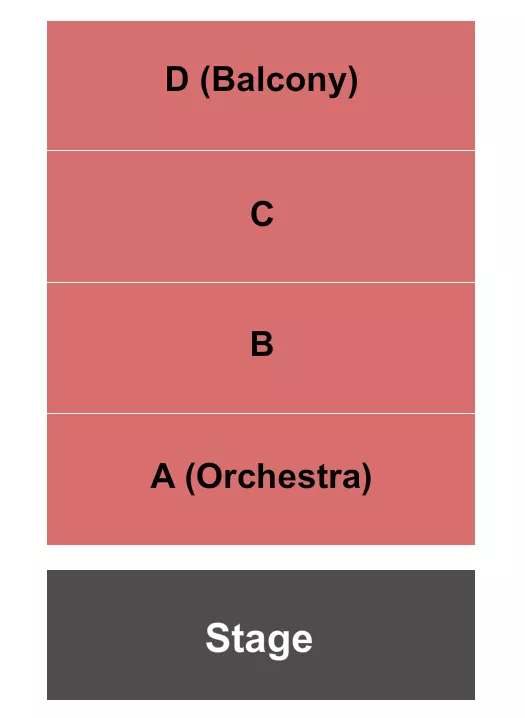 seating chart for Barshinger Center - Candlelight - eventticketscenter.com